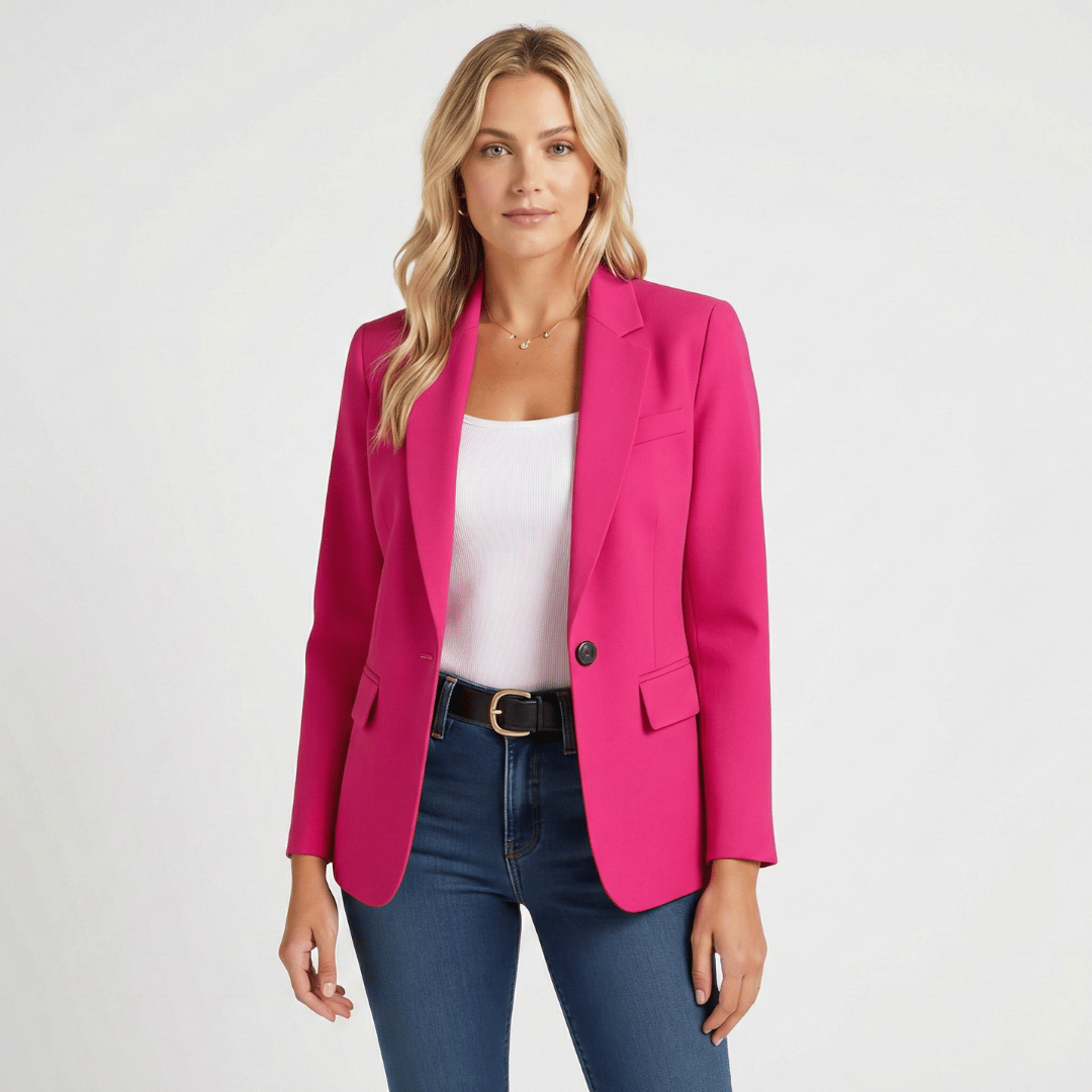 Women’s Fitted Blazer with Shaped Silhouette