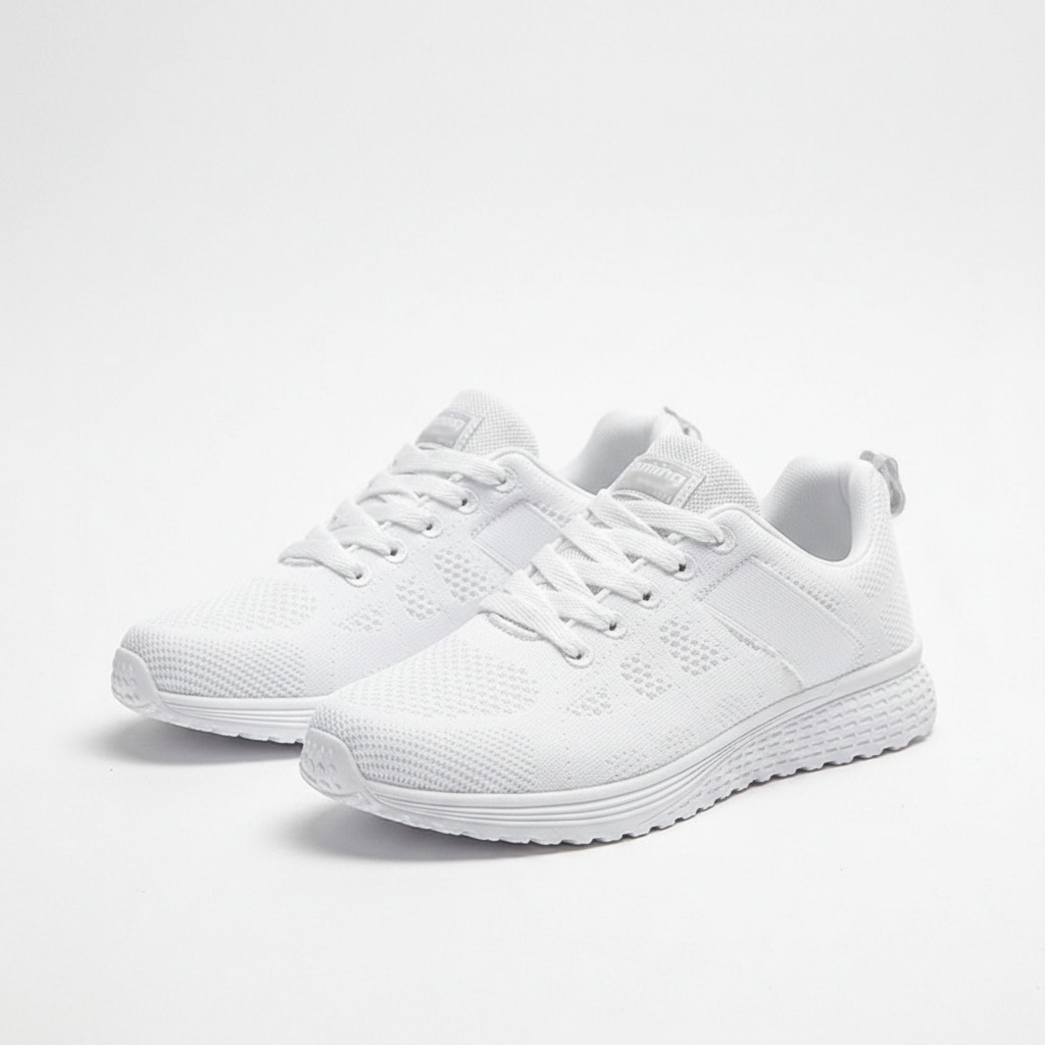 Women's Sneakers | White Upper, Clean Profile