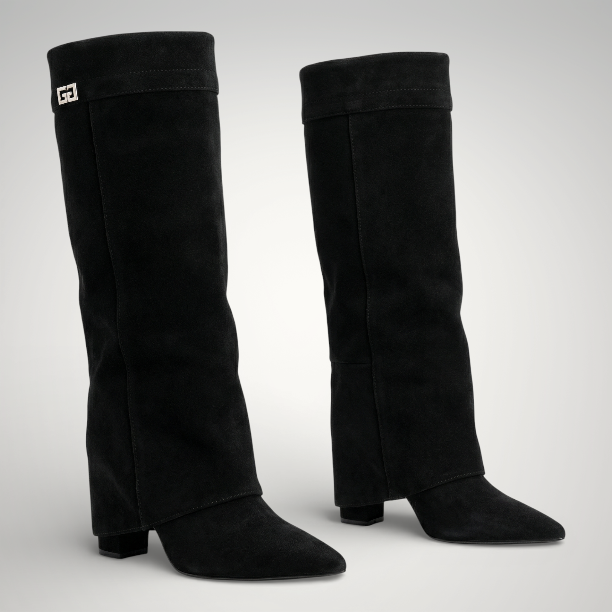 Women's Thigh High Boots | Upper with Buckle Detail