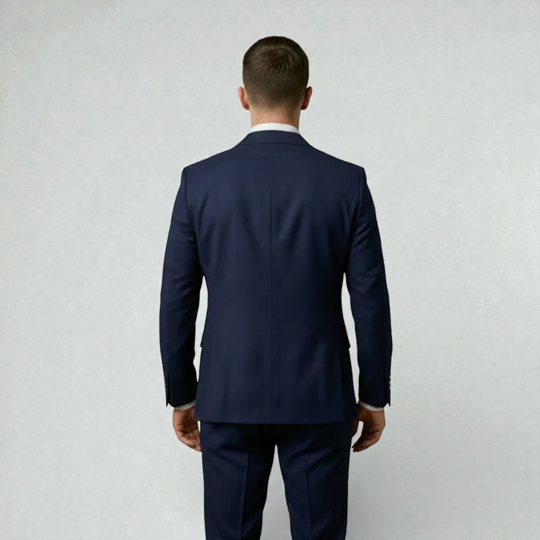 Men’s Structured Three-Piece Suit