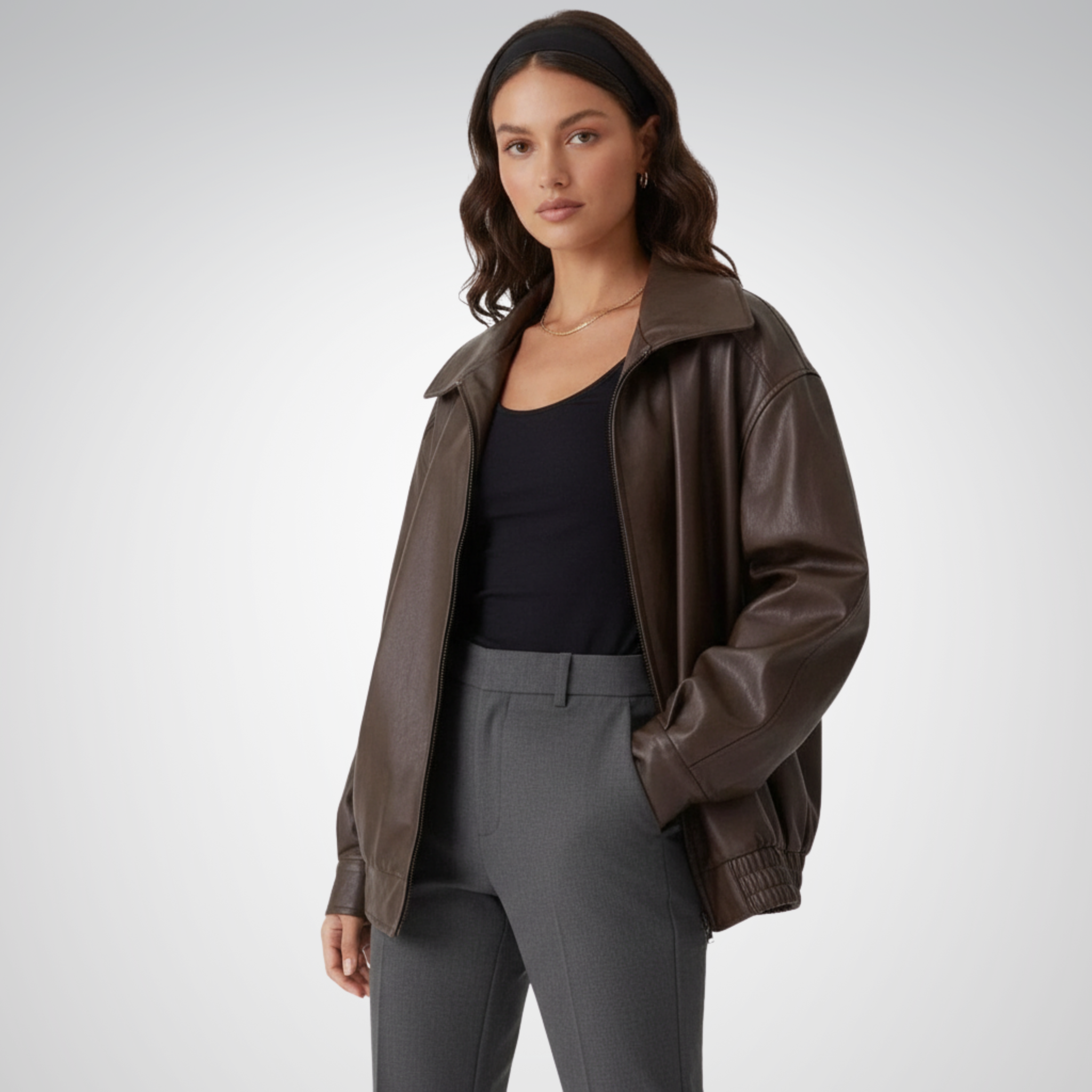 Women's Jacket | Oversized Bomber Style