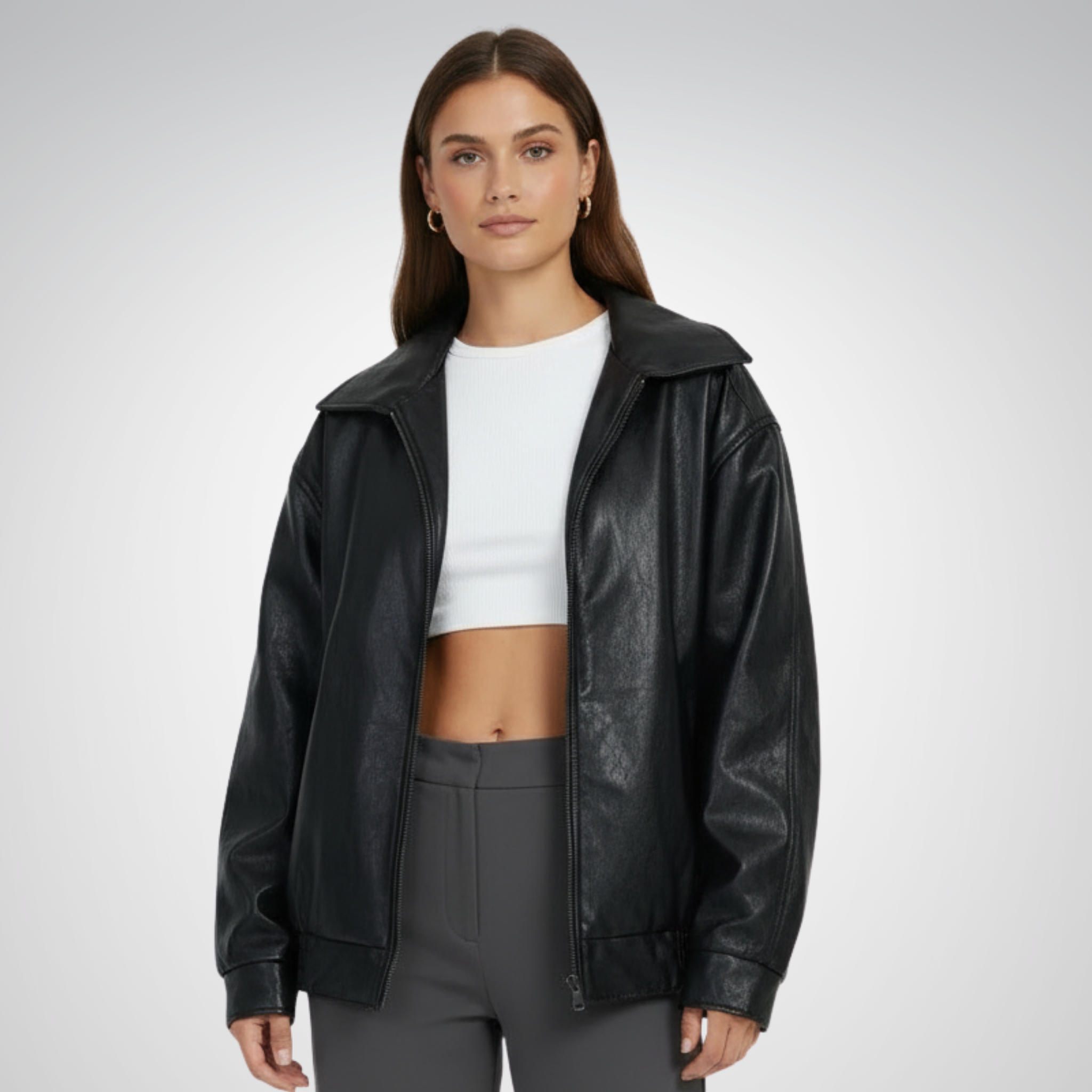 Women's Jacket | Oversized Bomber Style