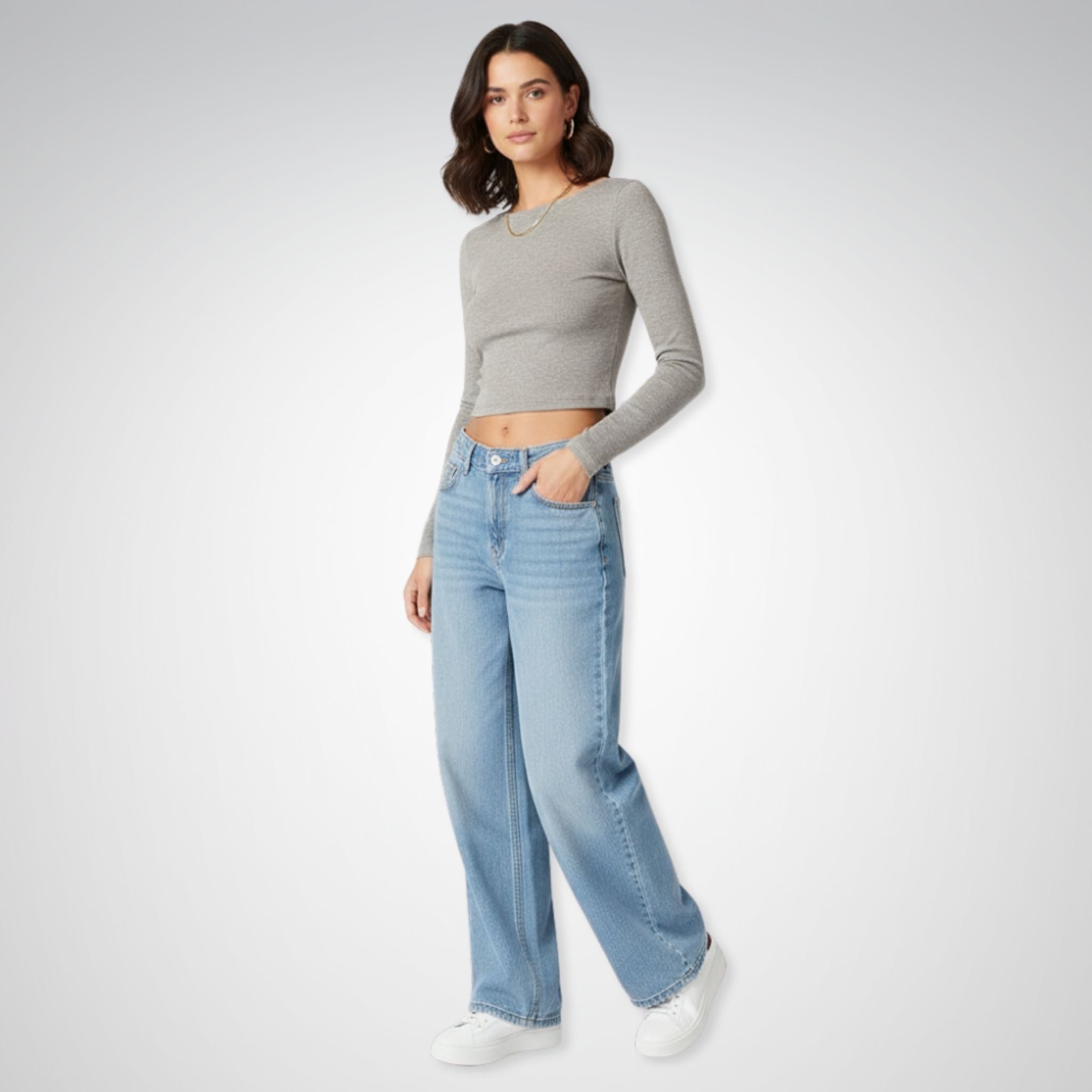 Women's Low-Rise Jeans | Stretch Denim