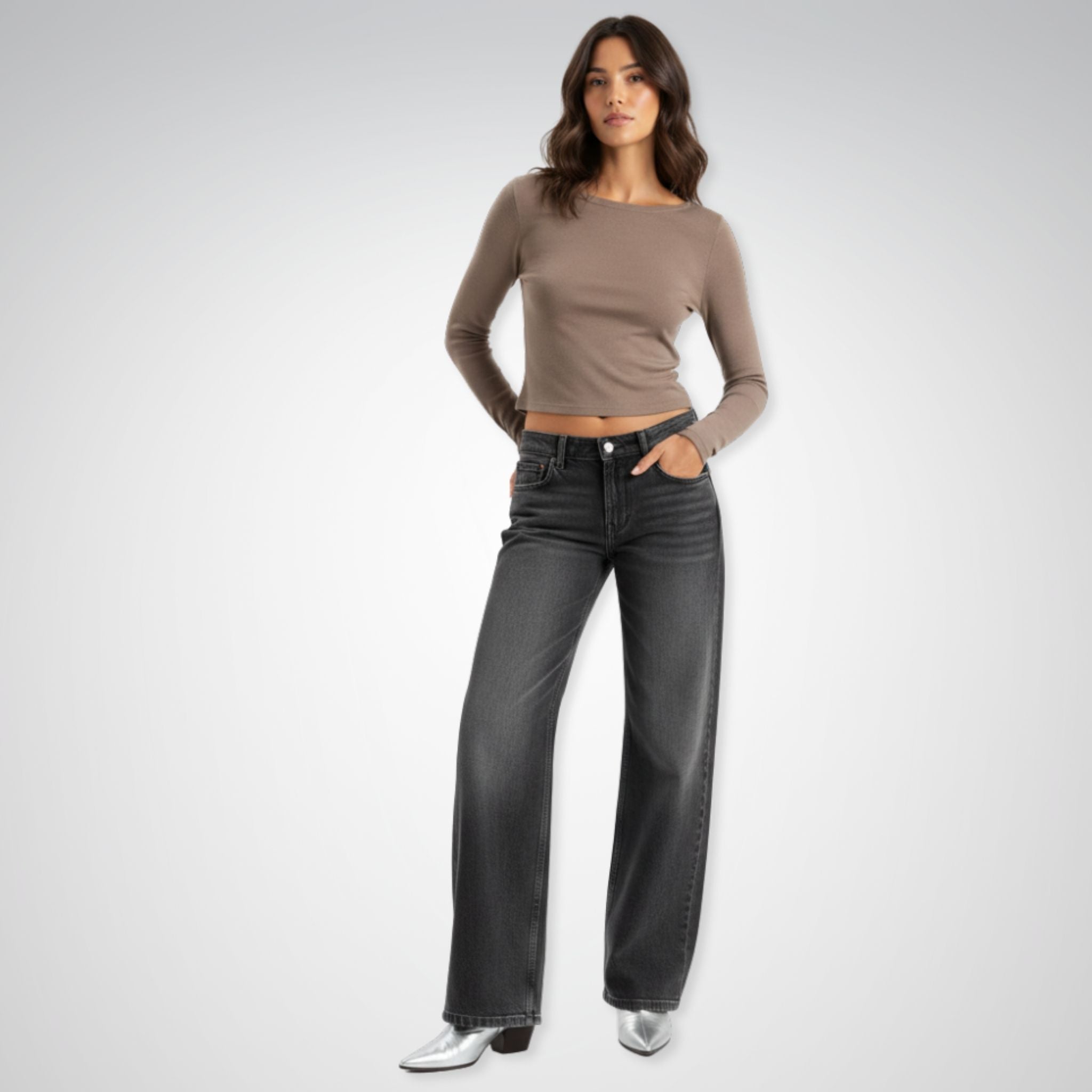 Women's Low-Rise Jeans | Stretch Denim