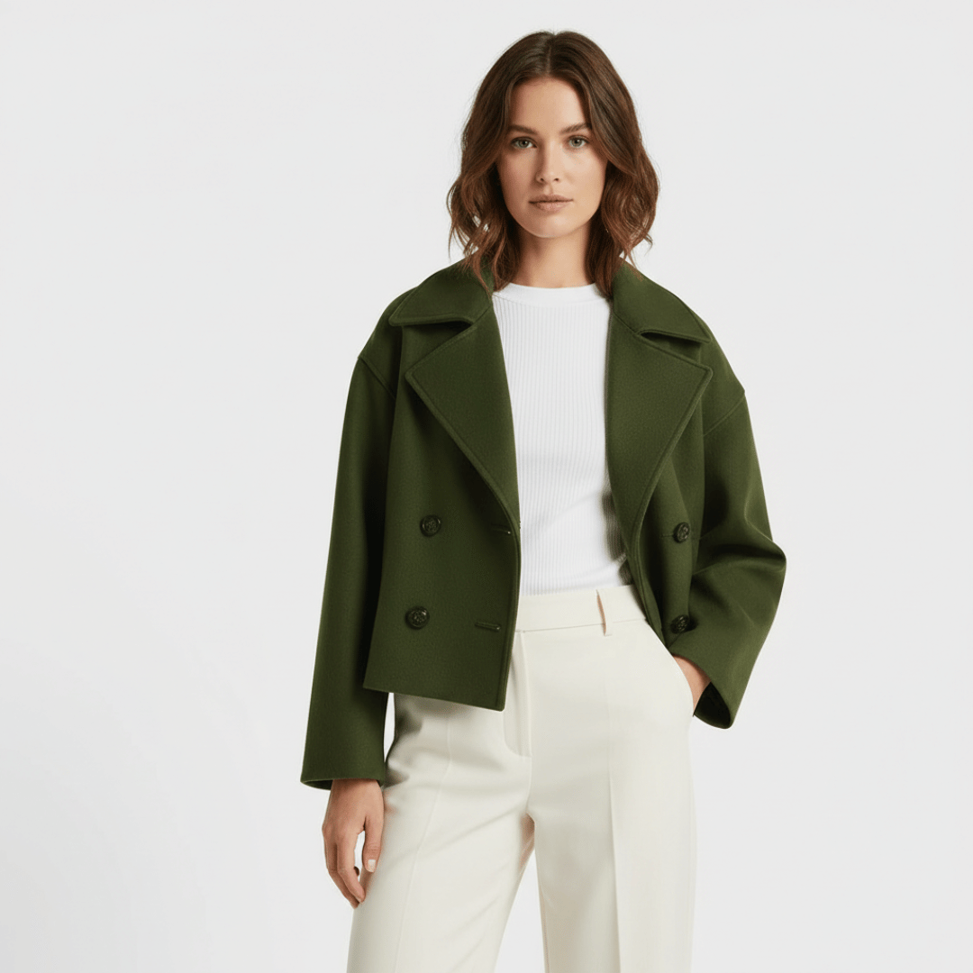 Women’s Double-Button Short Jacket