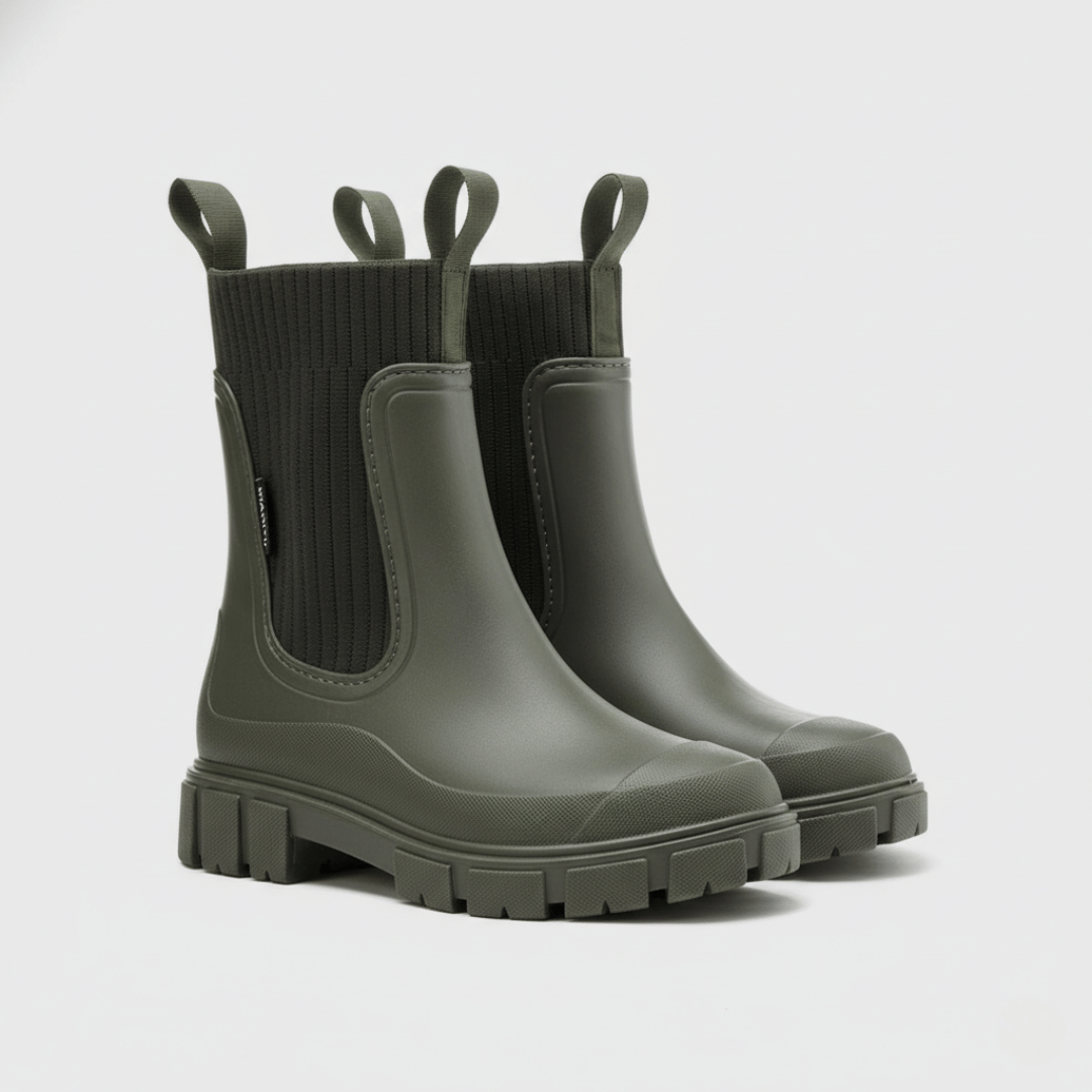 Women’s Wellington Boots with Textured Sole