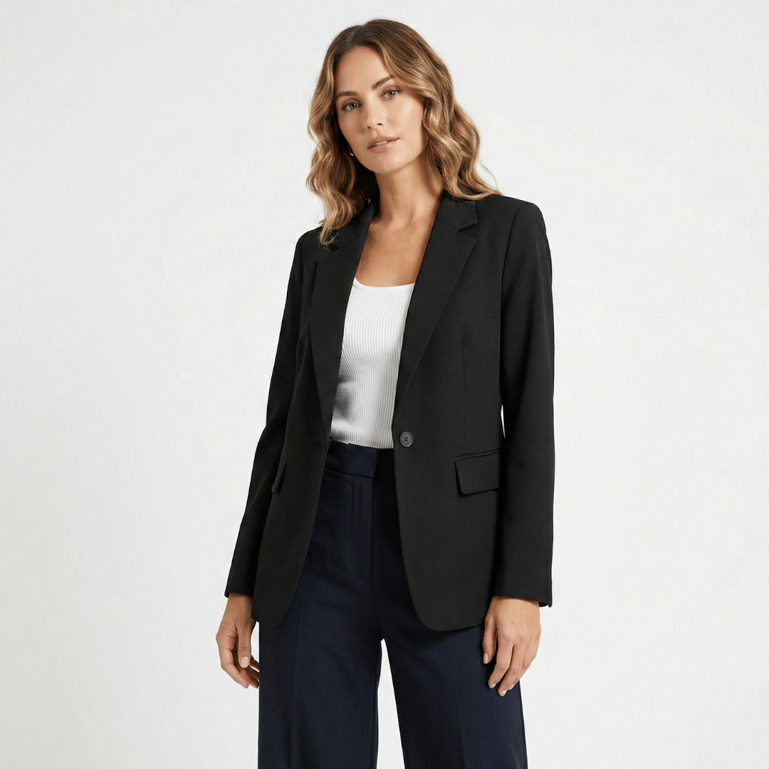 Women’s Fitted Blazer with Shaped Silhouette