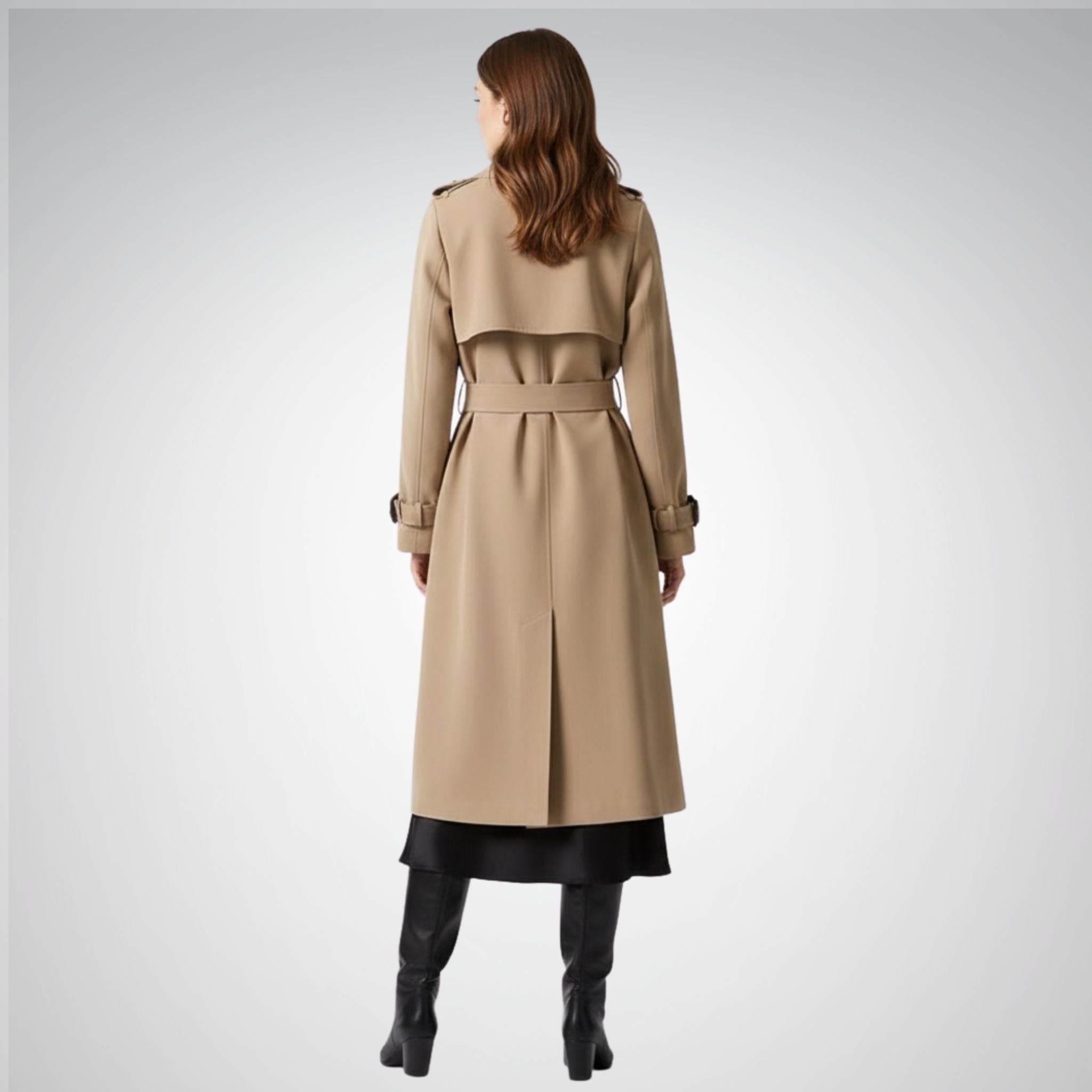 Women's Trench Coat | Adjustable Fit, Clean Silhouette