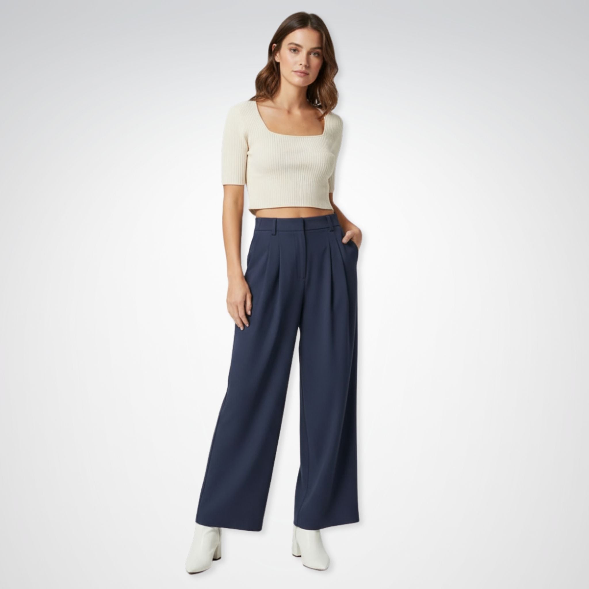 Women’s High-Waist Wide Leg Pants