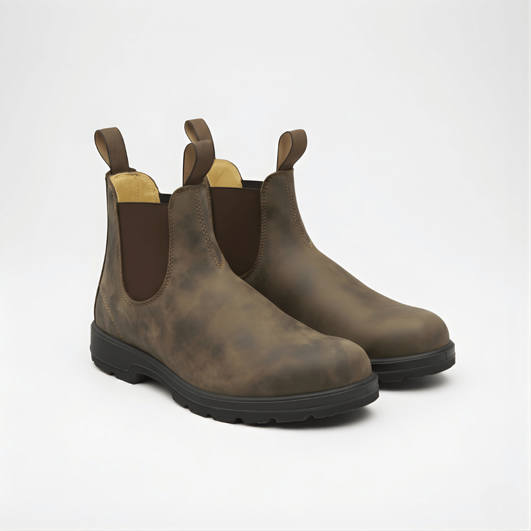 Men’s Chelsea Boots with Elastic Panels
