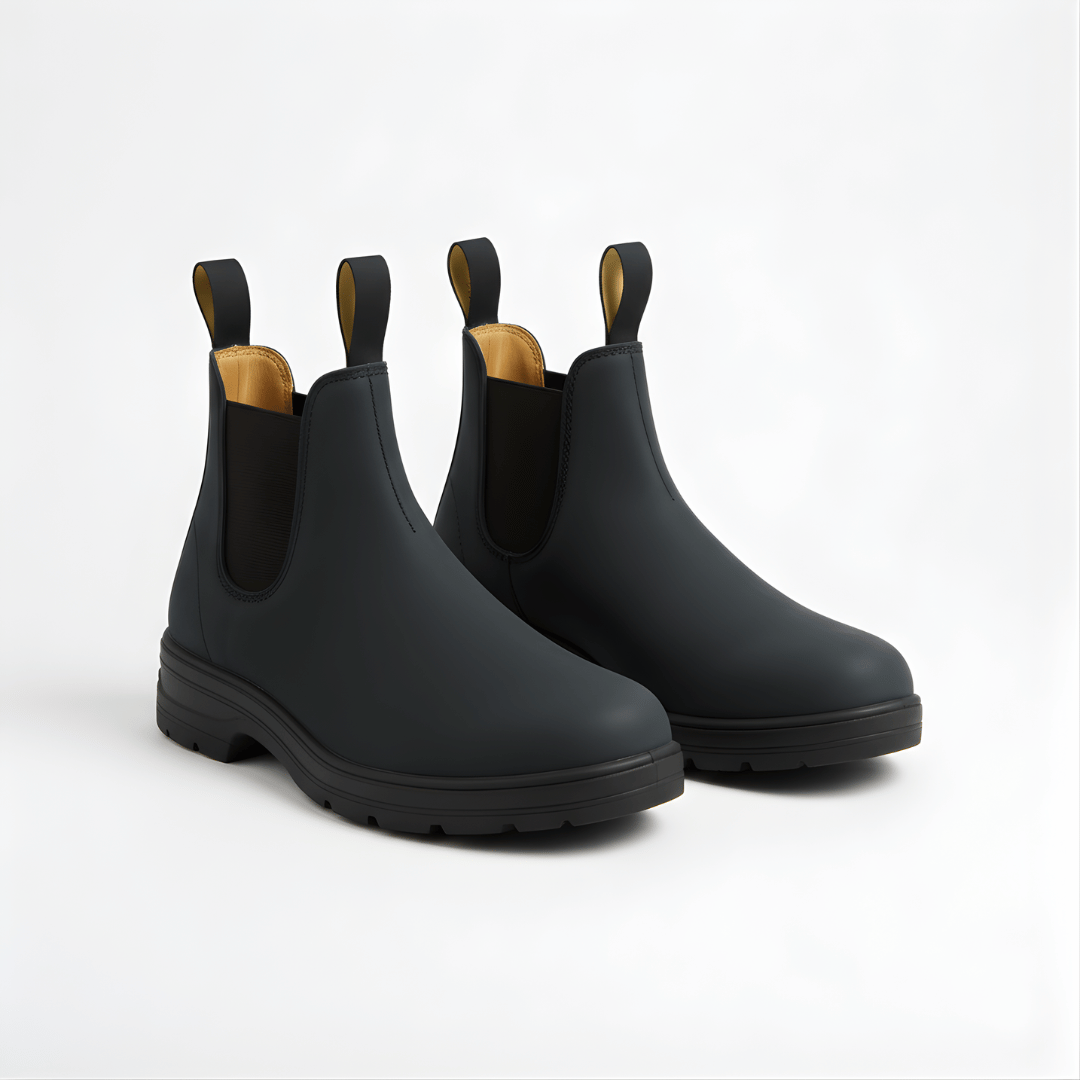 Men’s Chelsea Boots with Elastic Panels