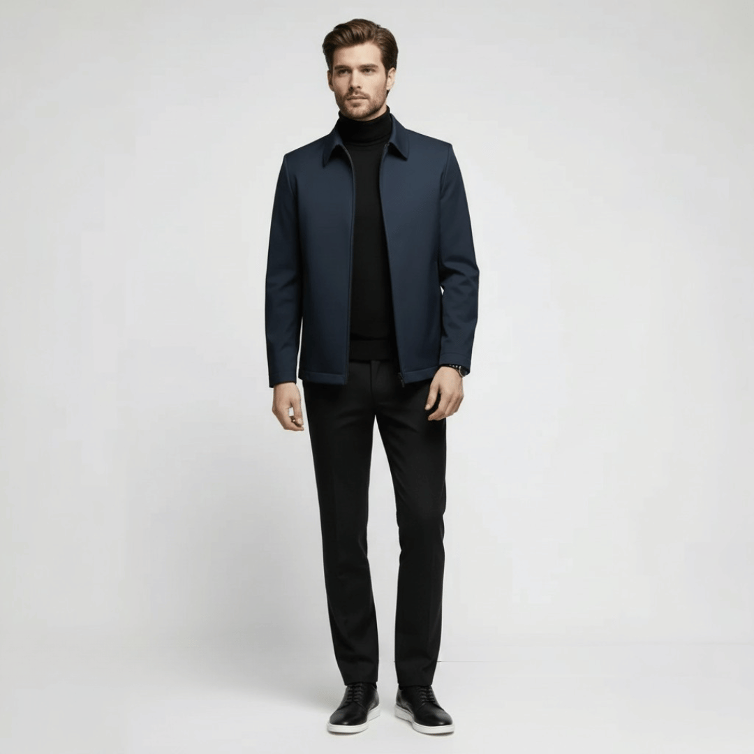 Men’s Jacket with High Collar