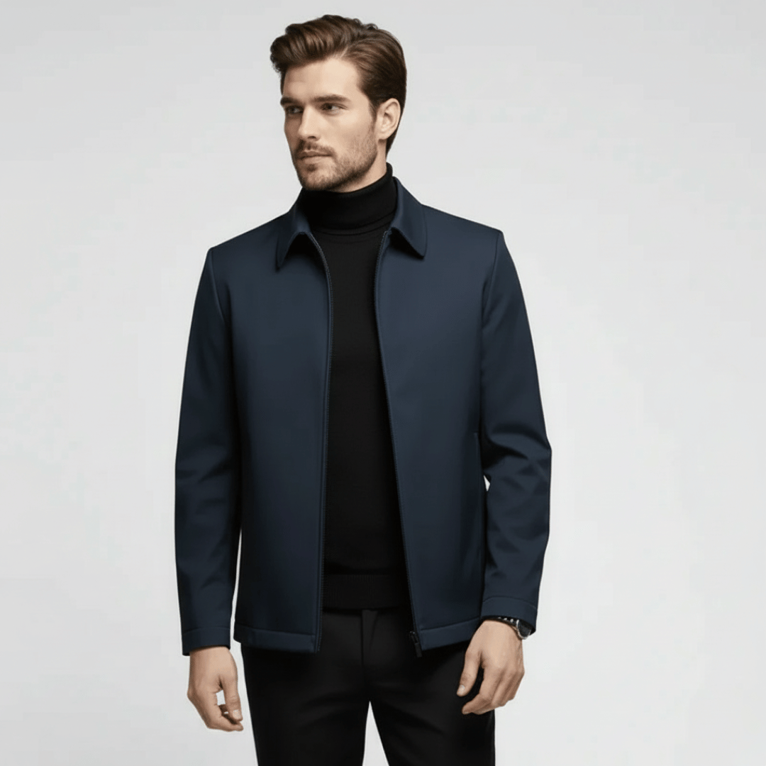 Men’s Jacket with High Collar