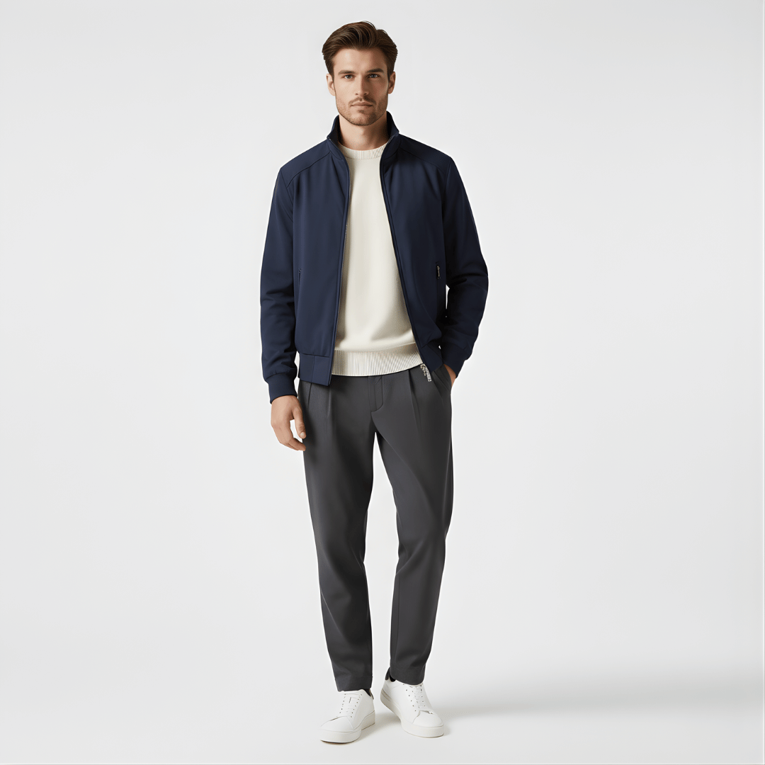 Men’s Jacket with Zip Closure