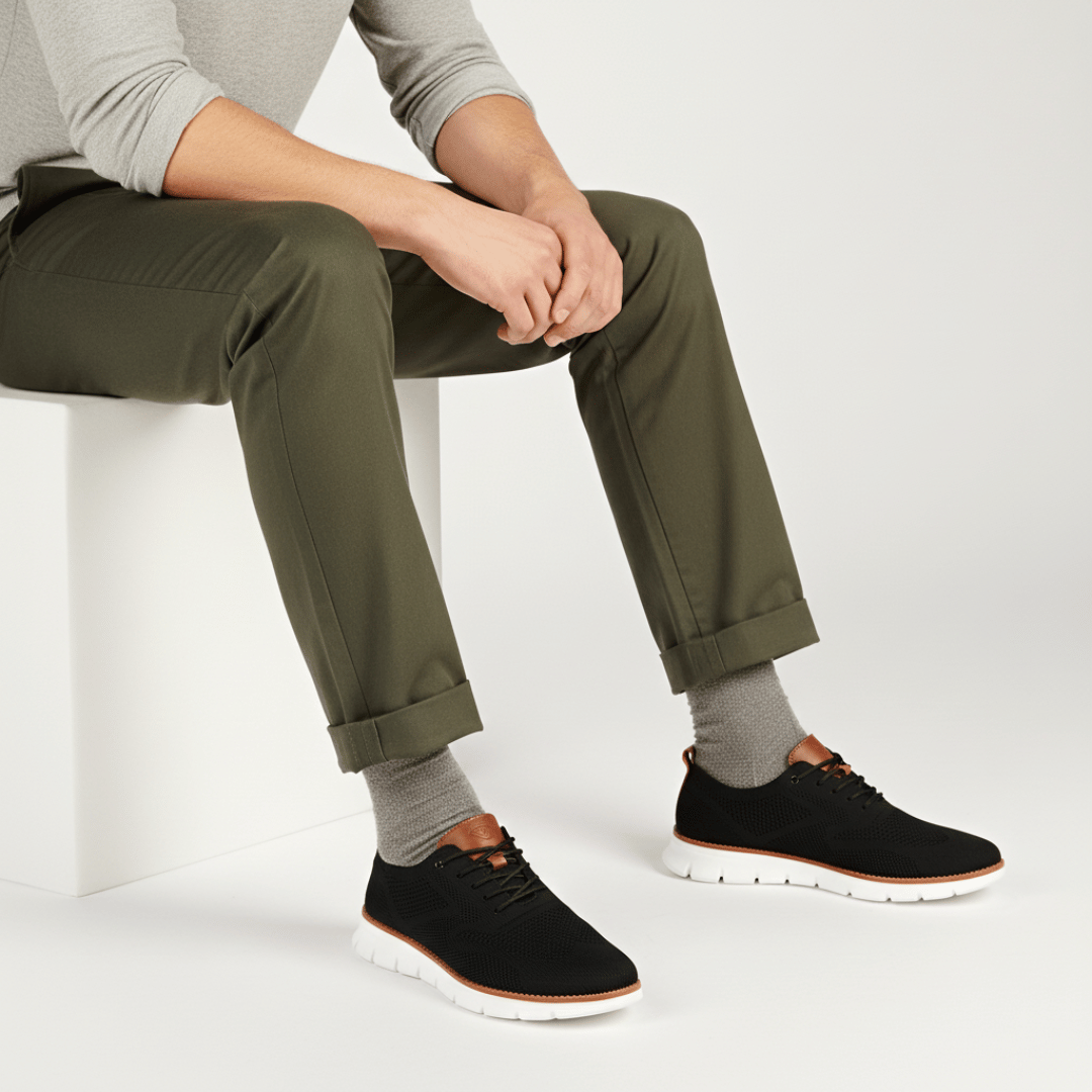 Men’s Sports Shoes with Lace Closure