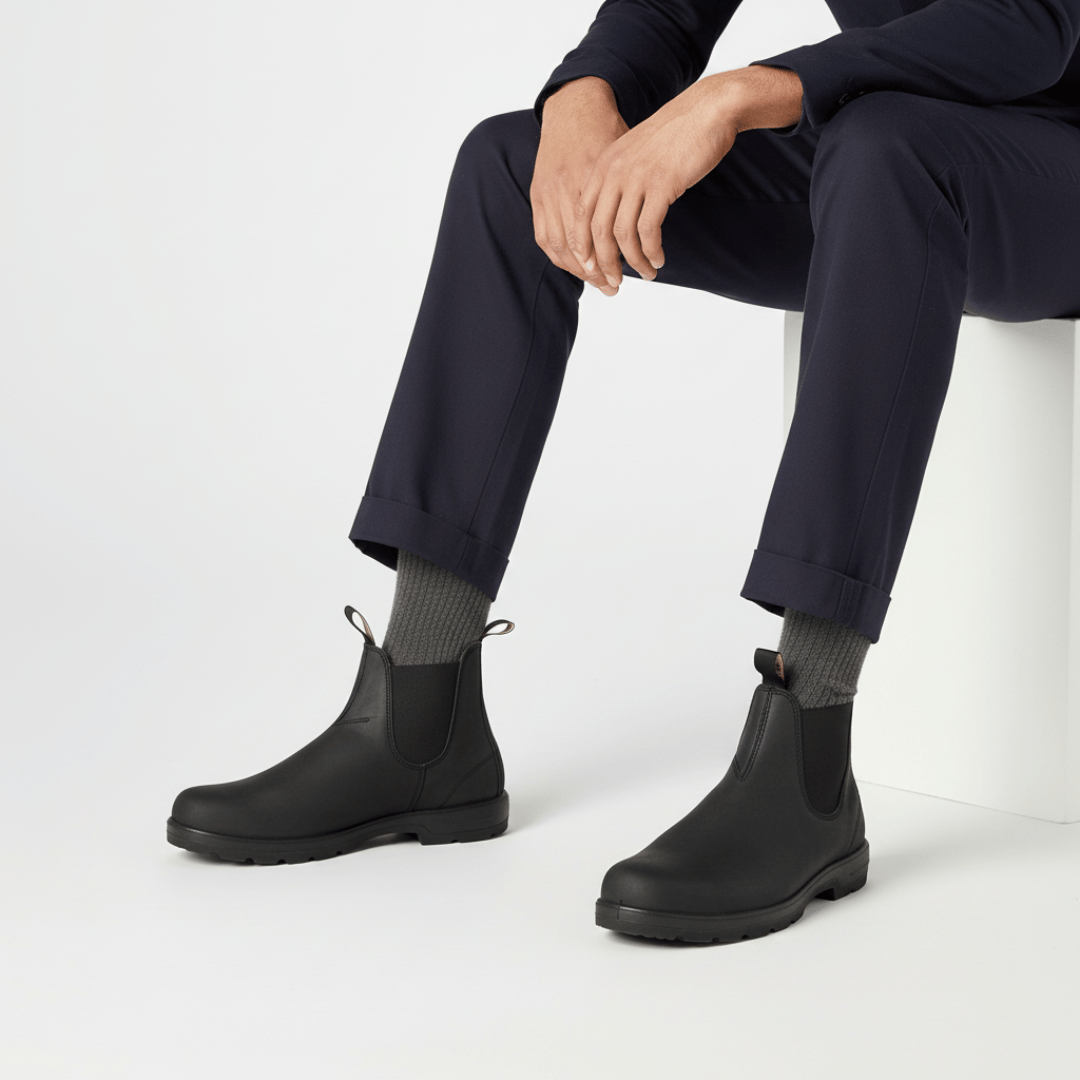 Men’s Chelsea Boots, Slip-On Ankle Fit