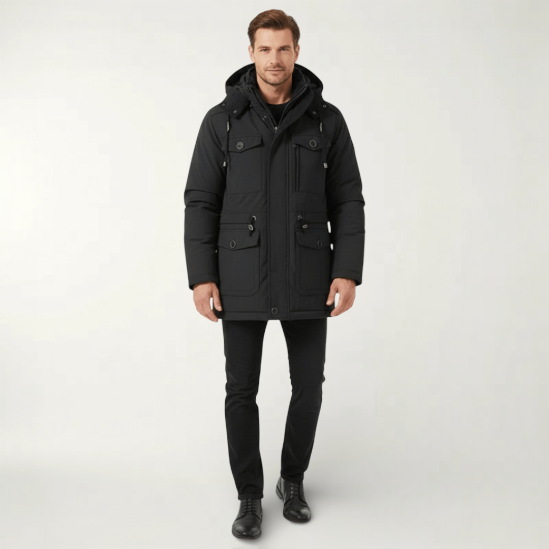 Men’s Parka Jacket with Hood
