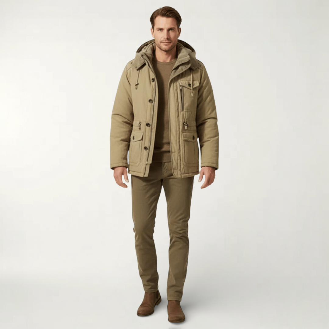 Men’s Parka Jacket with Hood