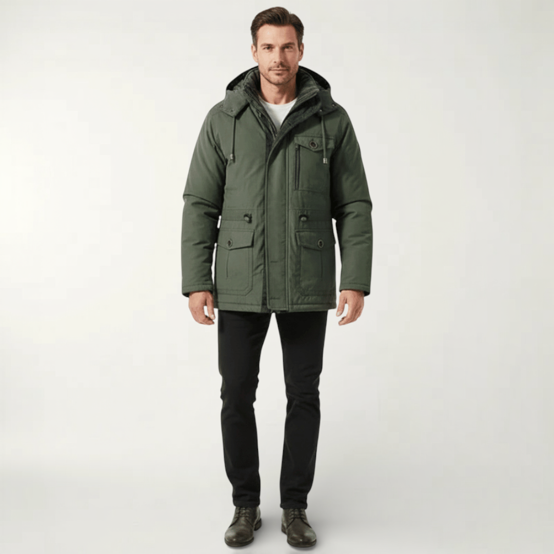 Men’s Parka Jacket with Hood