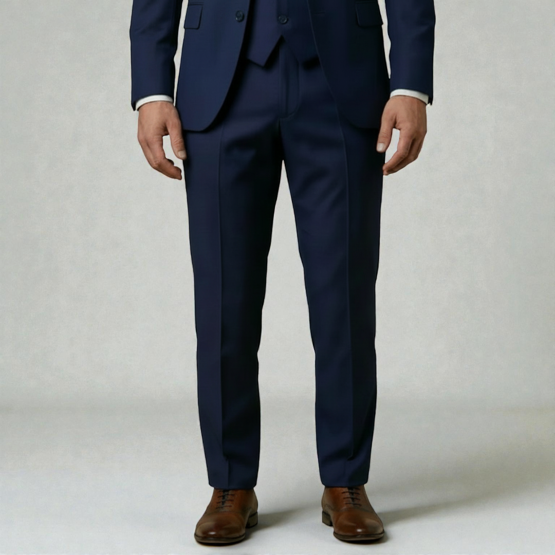 Men’s Structured Three-Piece Suit