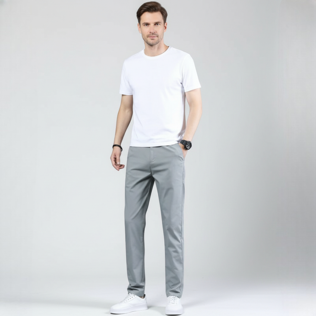 Men's Trousers | Straight-Leg Cut with Pockets