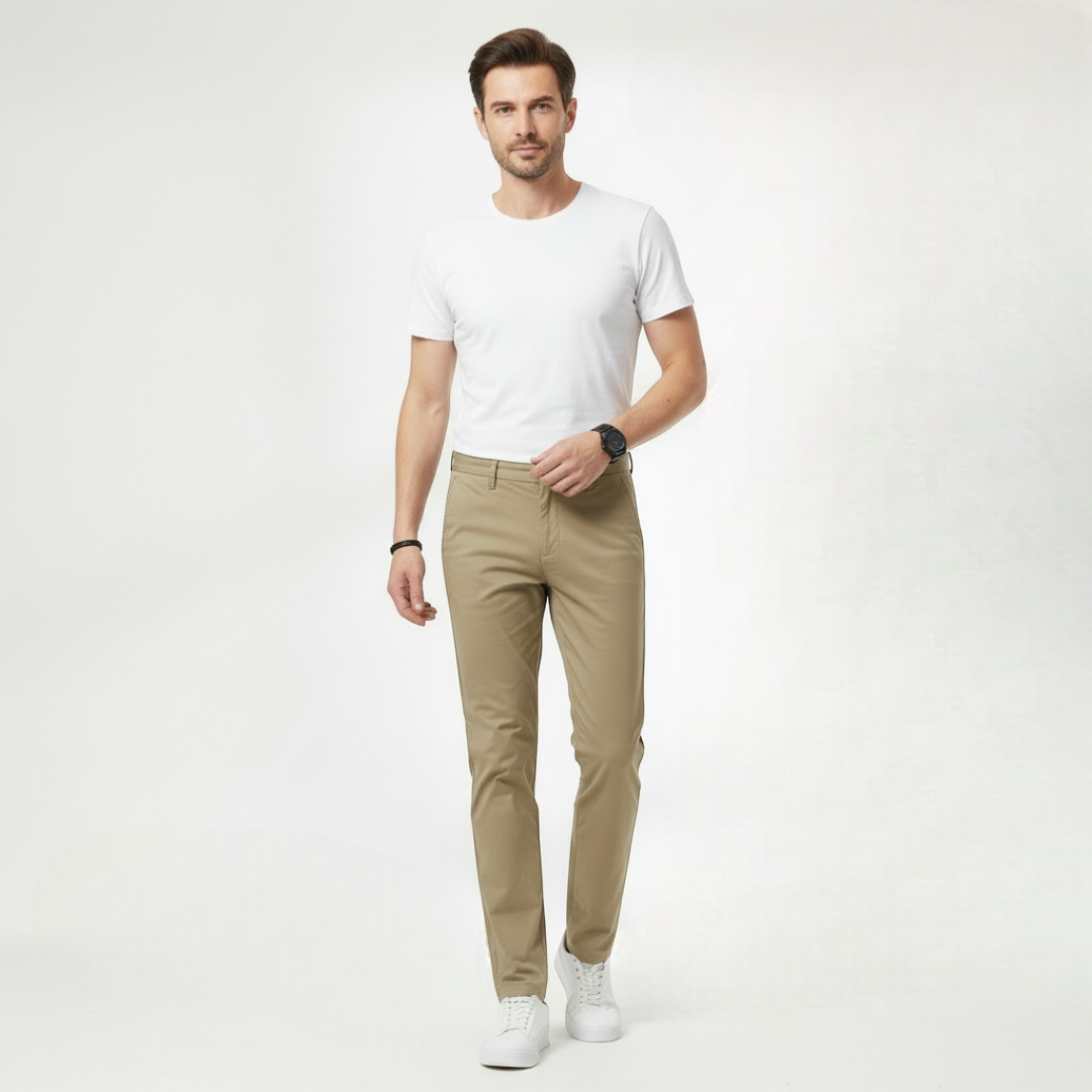 Men's Trousers | Straight-Leg Cut with Pockets