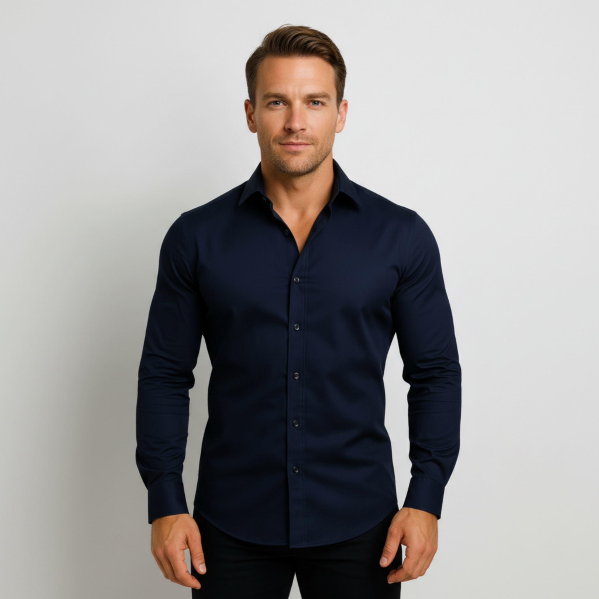 Men's Shirt | Structured Fit for Spring Wear