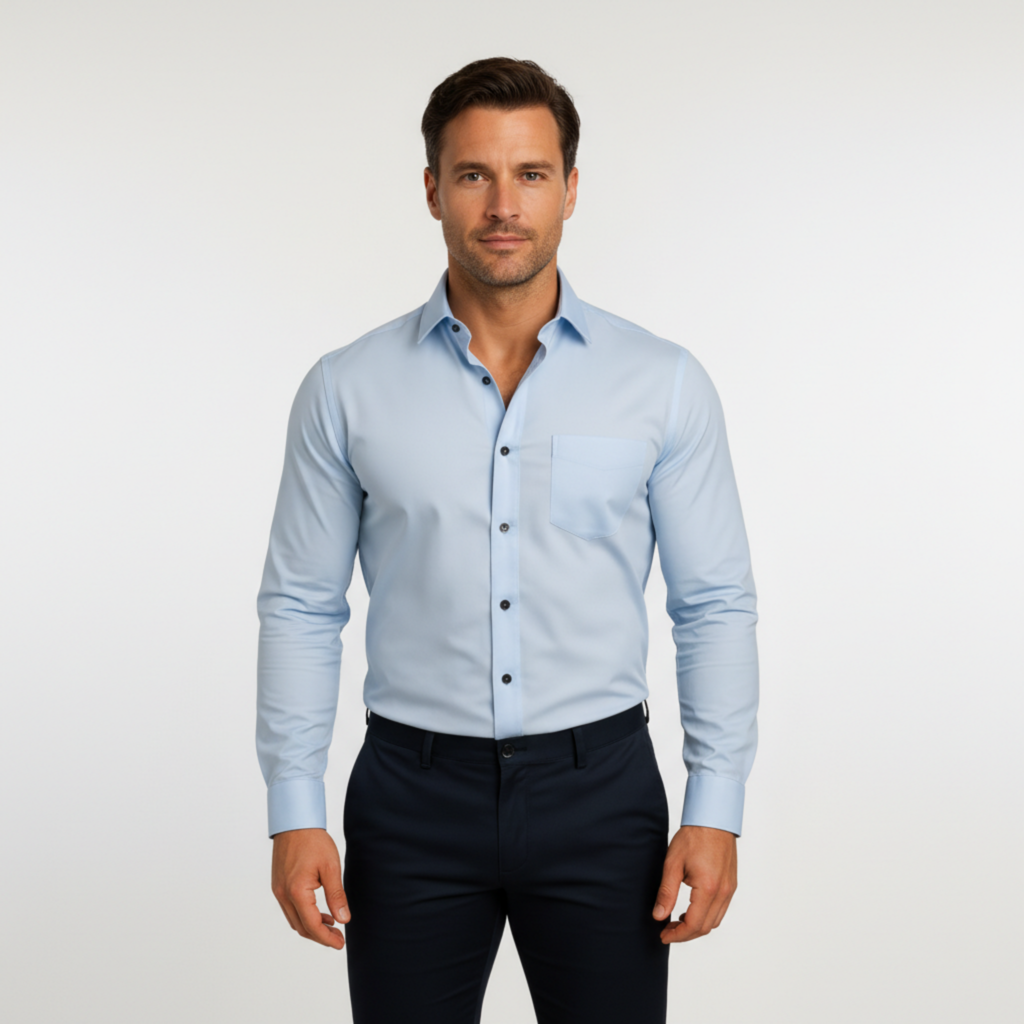 Men's Shirt | Structured Fit for Spring Wear