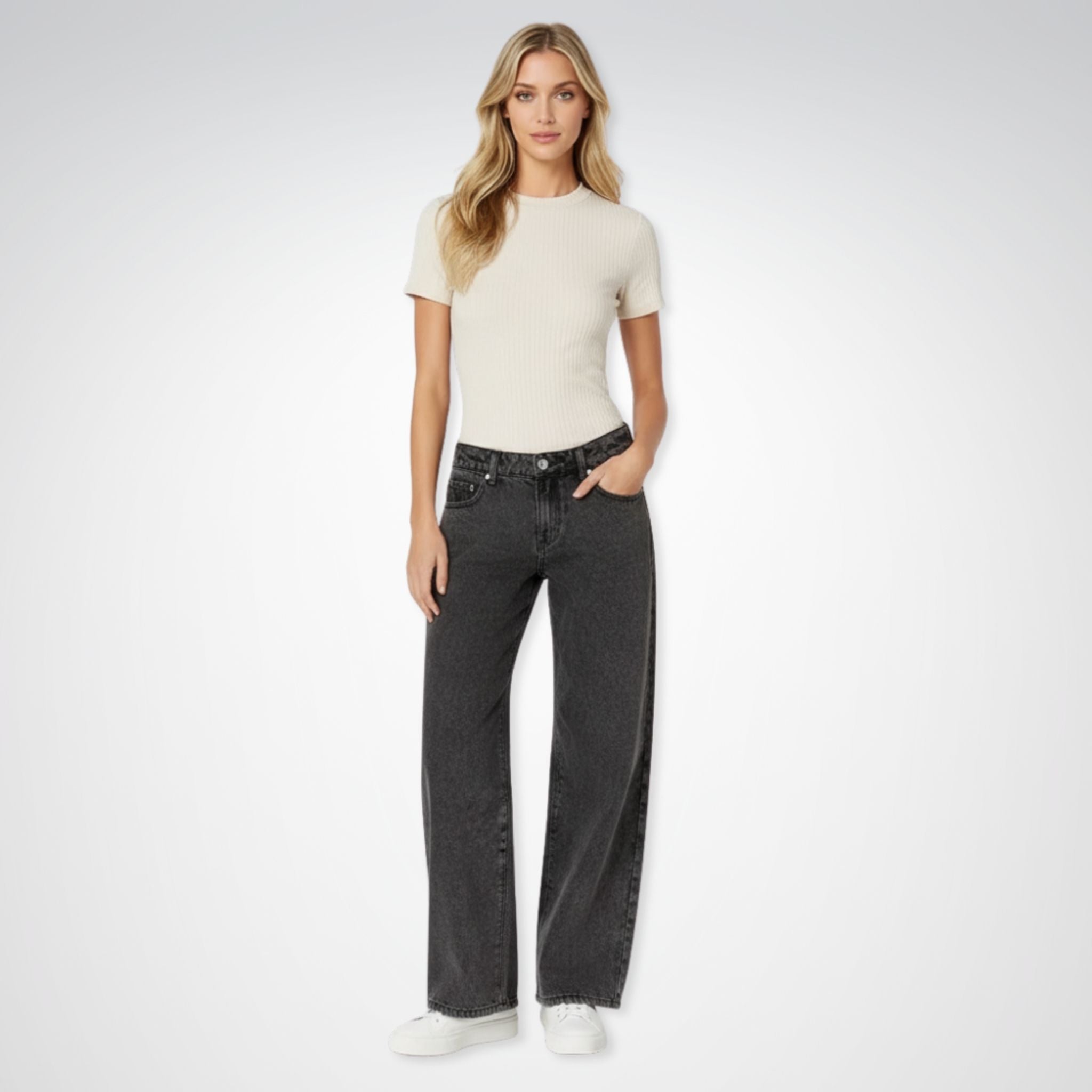 Women's Low-Rise Jeans | Stretch Denim