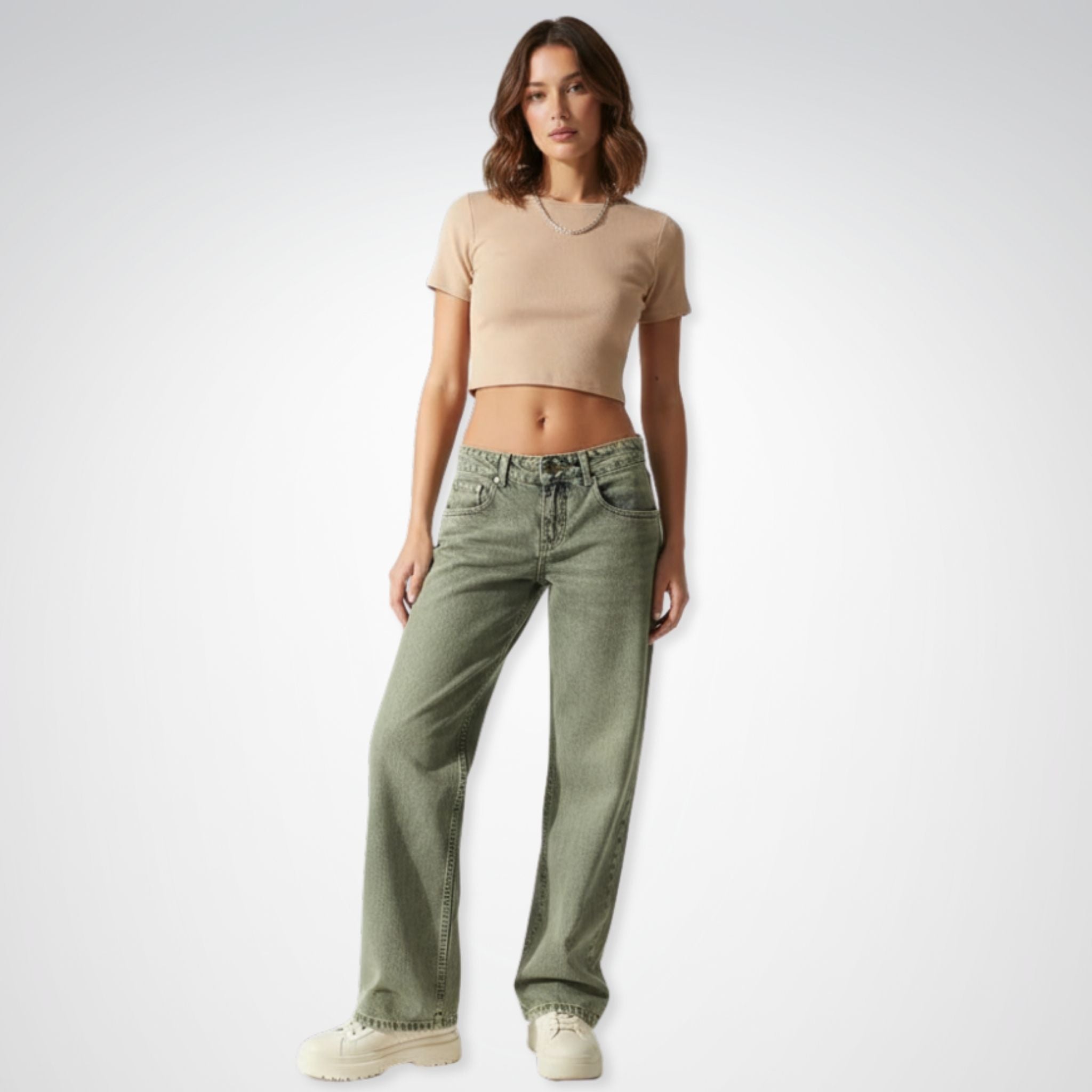 Women's Low-Rise Jeans | Stretch Denim