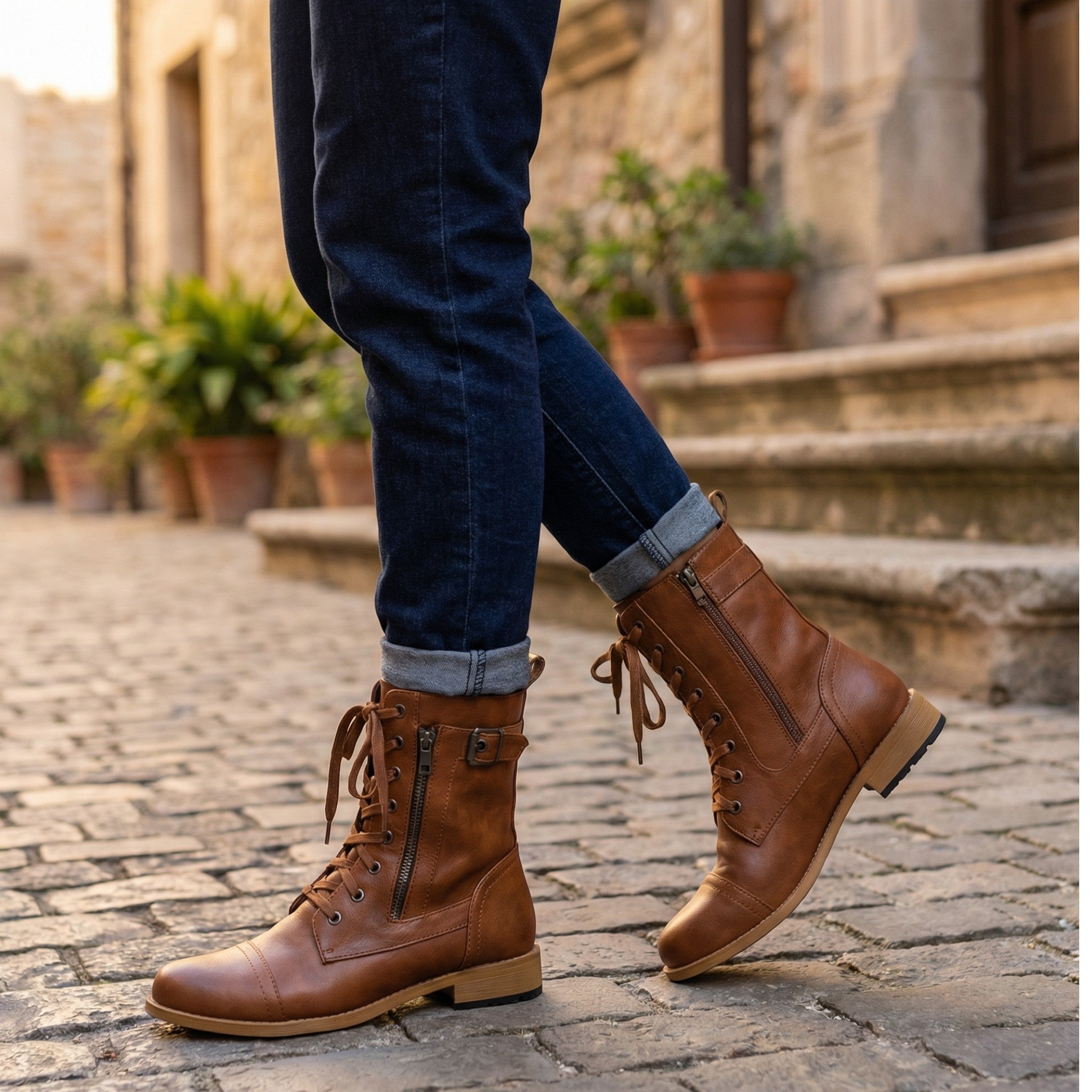 Women's Boots | Lace-Up Design, Fleece Lining