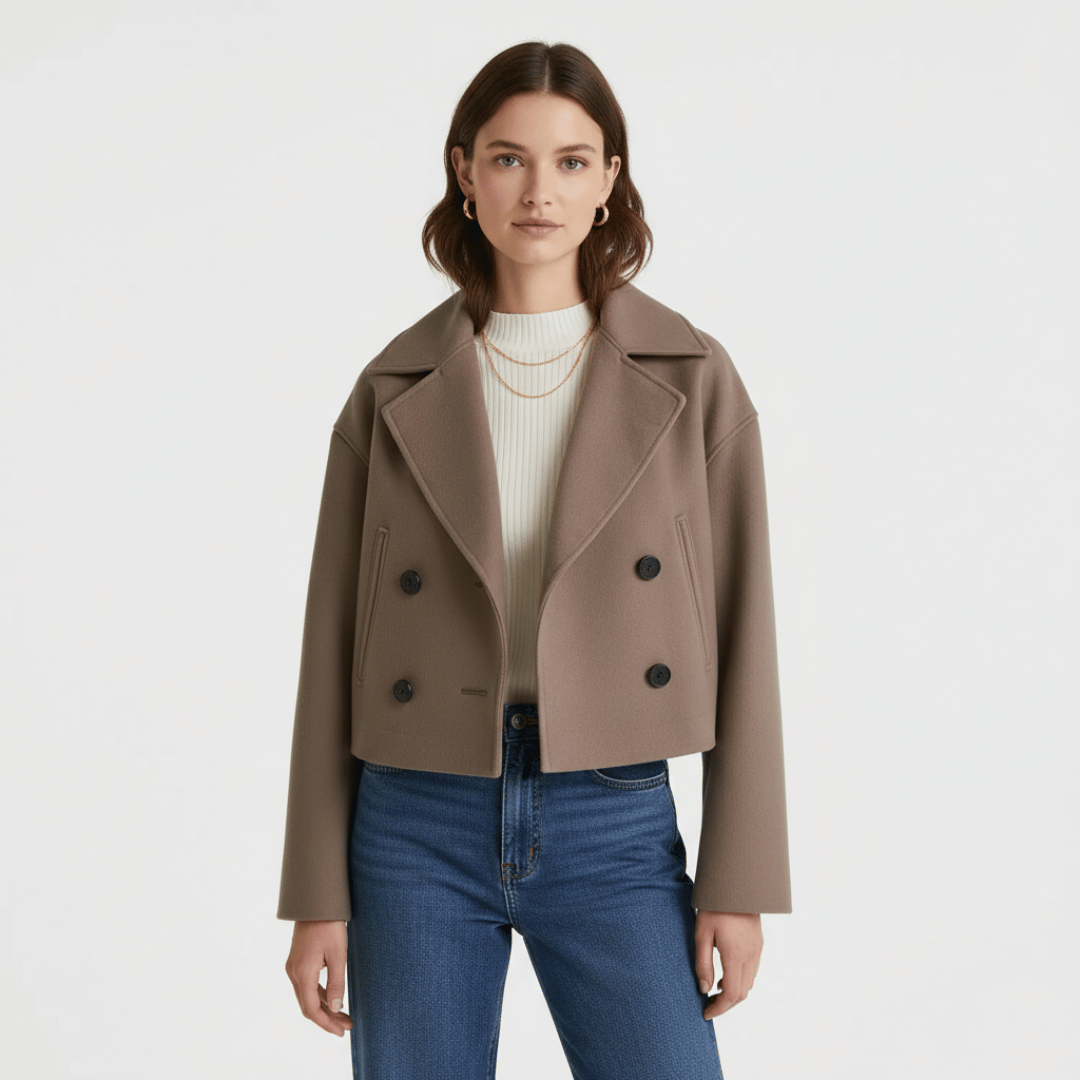 Women’s Double-Button Short Jacket