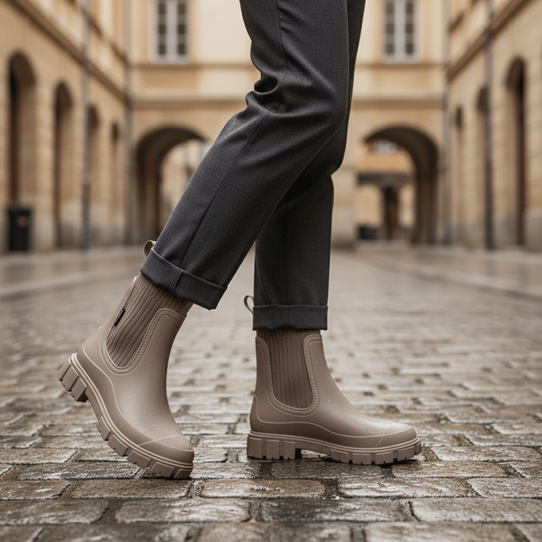 Women’s Wellington Boots with Textured Sole