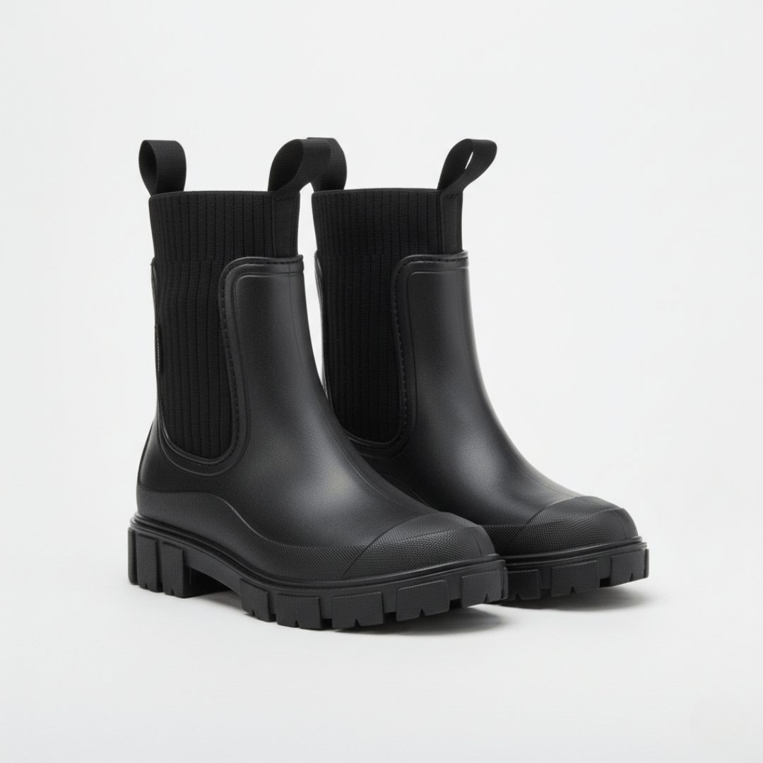 Women’s Wellington Boots with Textured Sole